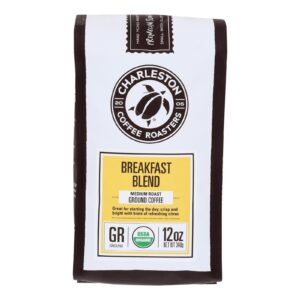 Charleston Coffee Roasters - Coffee Breakfast Ground - Case Of 6-12 Oz