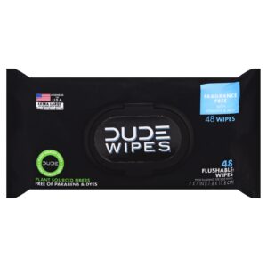 Dude Wipes - Wipes Dispenser Pack - Case Of 8 - 48 Count