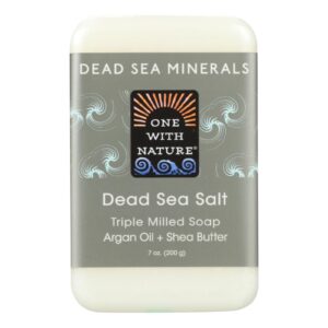One With Nature Dead Sea Mineral Dead Sea Salt Soap - 7 Oz