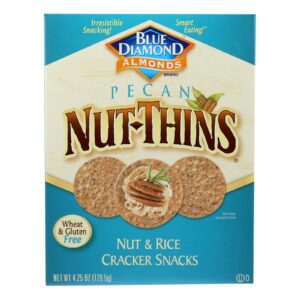 Blue Diamond - Nut Thins - Pecan - Case Of 12 - 4.25 Oz.