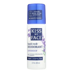 Kiss My Face Deodorant Liquid Rock Roll-on Lavender - 3 Fl Oz