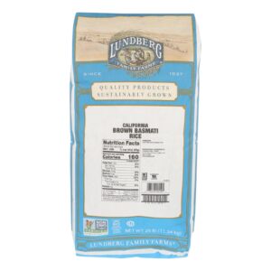 Lundberg Family Farms Brown Basmati Rice - Case Of 25 Lbs