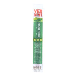Vermont Smoke And Cure Realsticks - Cracked Pepper - 1 Oz - Case Of 24