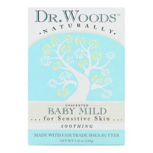 Dr. Woods Bar Soap Baby Mild Unscented - 5.25 Oz