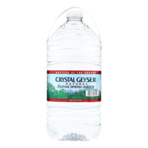 Crystal Geyser Alpine Spring Water - Case Of 6 - 1 Gal