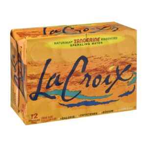 Lacroix Sparkling Water - Tangerine - Case Of 2 - 12-12 Fl Oz