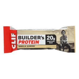 Clif Bar Builder Bar - Vanilla Almond - Case Of 12 - 2.4 Oz