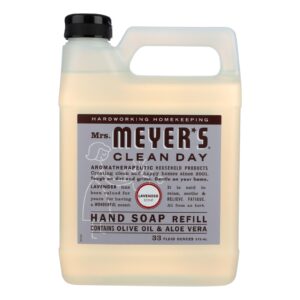Mrs. Meyer's Clean Day - Liquid Hand Soap Refill - Lavender - Case Of 6 - 33 Fl Oz.