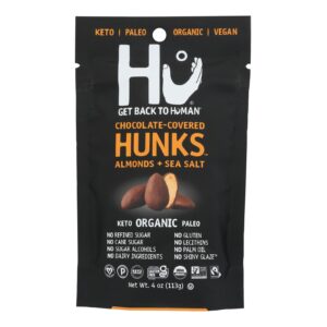 Hu - Hunks Organic Chocolate Cvrd Al-ss - Case Of 6-4 Oz