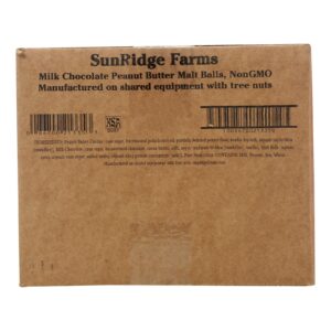 Sunridge Farms Milk Chocolate Peanut Butter Malt Balls - Single Bulk Item - 10lb