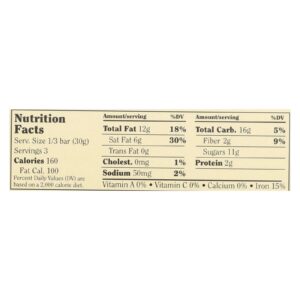 Chocolove Xoxox - Bar - Almond - Toffe - Sea Salt - Dark Chocolate - Case Of 12 - 3.2 Oz