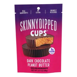 Skinnydipped - Peanut Butter Cup Dark Chocolate - Case Of 10-3.17 Oz
