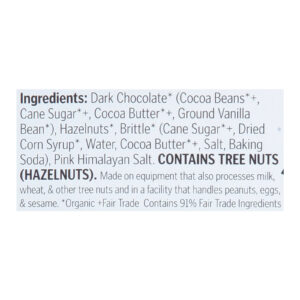 Theo Chocolate - Bar Ntcrkr Brttle 55% - Case Of 12-2.8 Oz