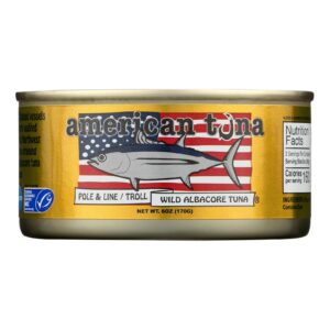 American Tuna - Tuna Wild Albacore With Salt - Case Of 12-5 Ounces