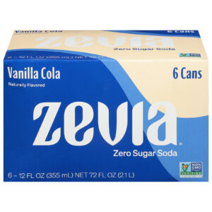 Zevia - Soda Vanilla Cola - Case Of 4-6-12 Fluid Ounces