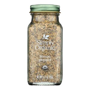 Simply Organic - Lemon Pepper Organic - Case Of 6 - 3.17 Ounces