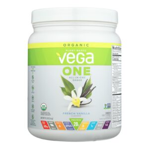 Vega - Shake Mix Organic French Vanilla - 1 Each-12.2 Ounces