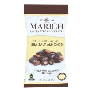 Marich - Almonds Milk Chocolate Sea Salt - Case Of 12 - 2 Ounces