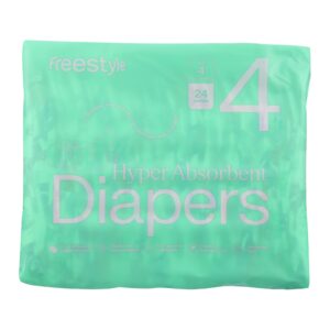 Freestyle - Diapers Baby Size 4 - Case Of 6-24 Ct