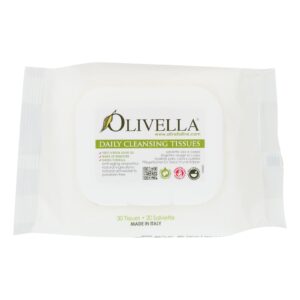 Olivella Daily Facial Cleansing Tissues - 30 Tissues