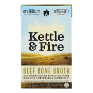 Kettle And Fire - Bone Broth Beef Rgentv - Case Of 6-16.9 Oz