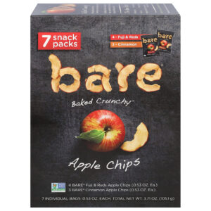 Bare Fruit - Apple Chip Variety Snpk - Case Of 6 - 7-.53 Oz