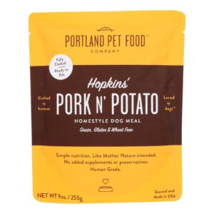 Portland Pet Food Company - Dog Meal Hmstyl Pork Pot - Case Of 8-9 Oz
