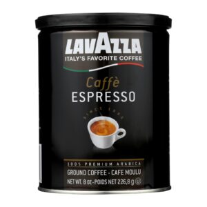 Lavazza Ground Coffee - Espresso Canned - Case Of 12 - 8 Oz