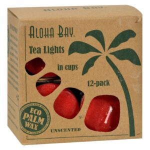 Aloha Bay - Tea Light - Red - 12-.7 Oz
