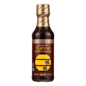 San - J Asian Cooking Sauce - Teriyaki - Case Of 6 - 10 Fl Oz.