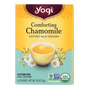 Yogi Organic Comforting Chamomile - 16 Tea Bags - Case Of 6