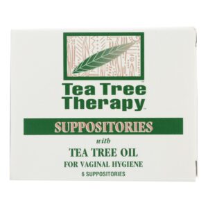 Tea Tree Therapy Vaginal Suppositories With Tea Tree Oil - 6 Suppositories
