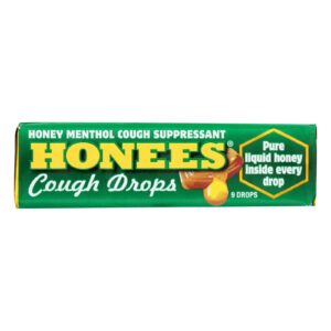 Honees Cough Drops - Menthol - Case Of 24 - 9 Pack
