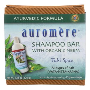 Auromere Shampoo - Tulsi-spice Eco-friendly Non-gmo Vegan-cruelty-free - Case Of 1 - 4.23 Oz.