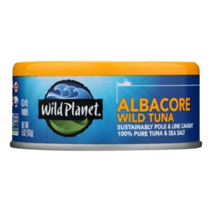 Wild Planet Albacore Tuna - Low Mercury - Case Of 12 - 5 Oz.