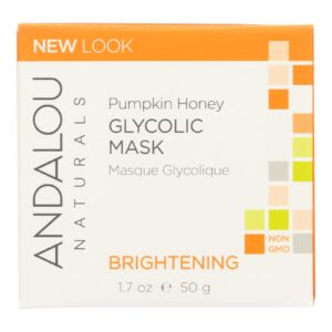 Andalou Naturals Glycolic Brightening Mask Pumpkin Honey - 1.7 Fl Oz
