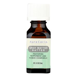 Aura Cacia - Essential Solutions Oil Gray Matter Batter - 0.5 Fl Oz