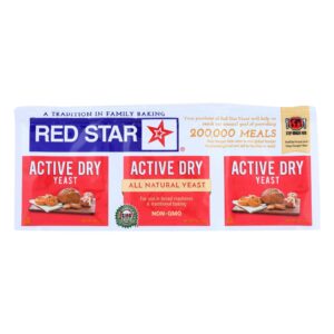 Red Star Nutritional Yeast - Active Dry - .75 Oz - Case Of 18