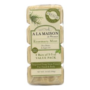 A La Maison - Bar Soap - Rosemary Mint - Value 4 Pack