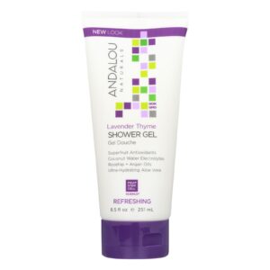 Andalou Naturals Shower Gel - Lavender Thyme Refreshing - 8.5 Fl Oz