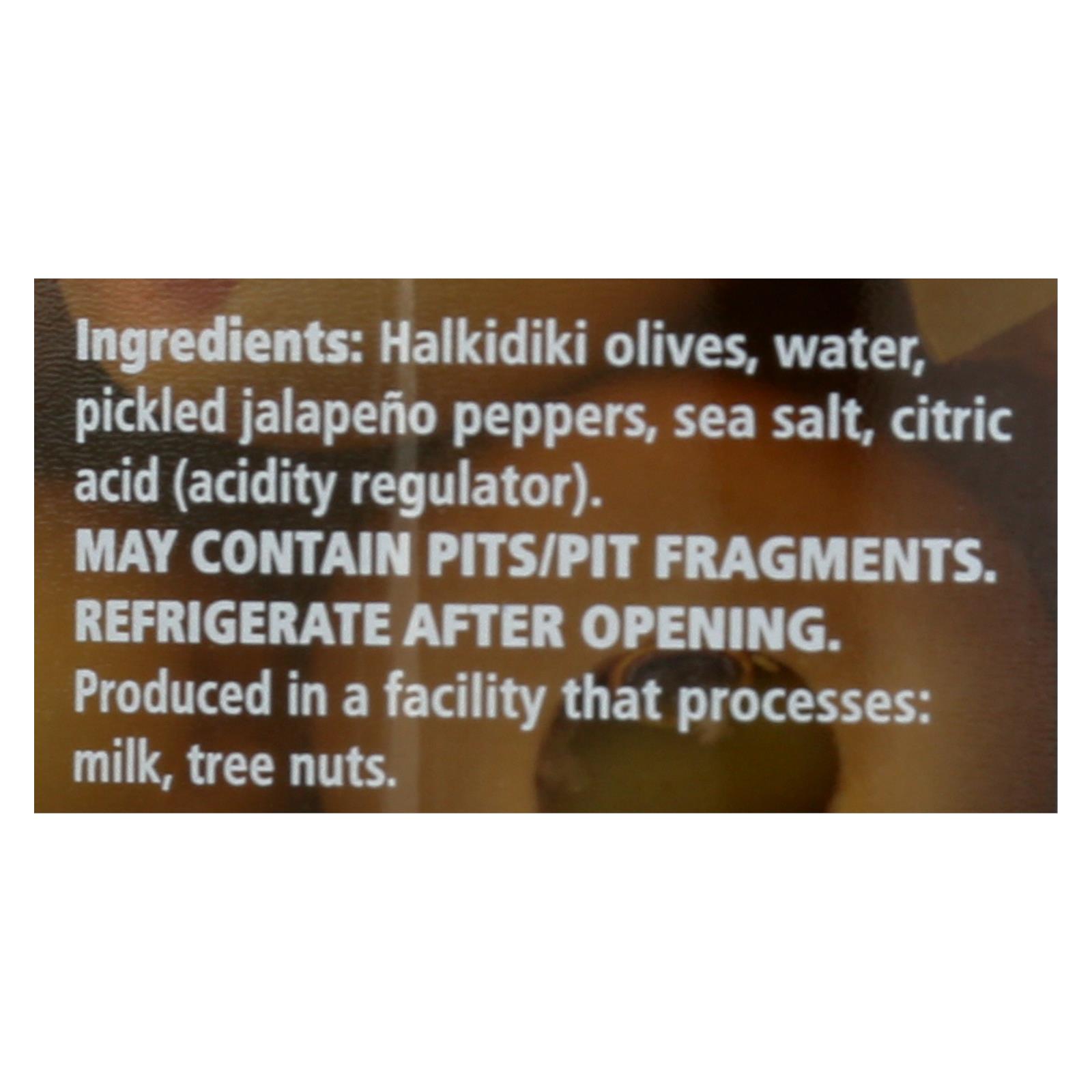 Divina - Green Olives Stuffed With Jalapeno Peppers - Case Of 6 - 7.8 Oz. - Image 2