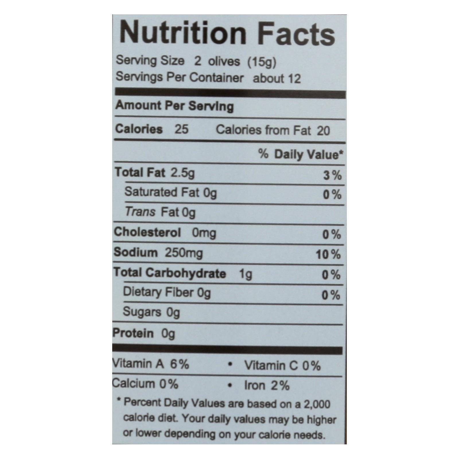 Divina - Green Olives Stuffed With Jalapeno Peppers - Case Of 6 - 7.8 Oz. - Image 3