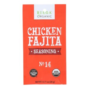 Riega Organic Chicken Fajita Seasoning Mix  - Case Of 8 - .71 Oz