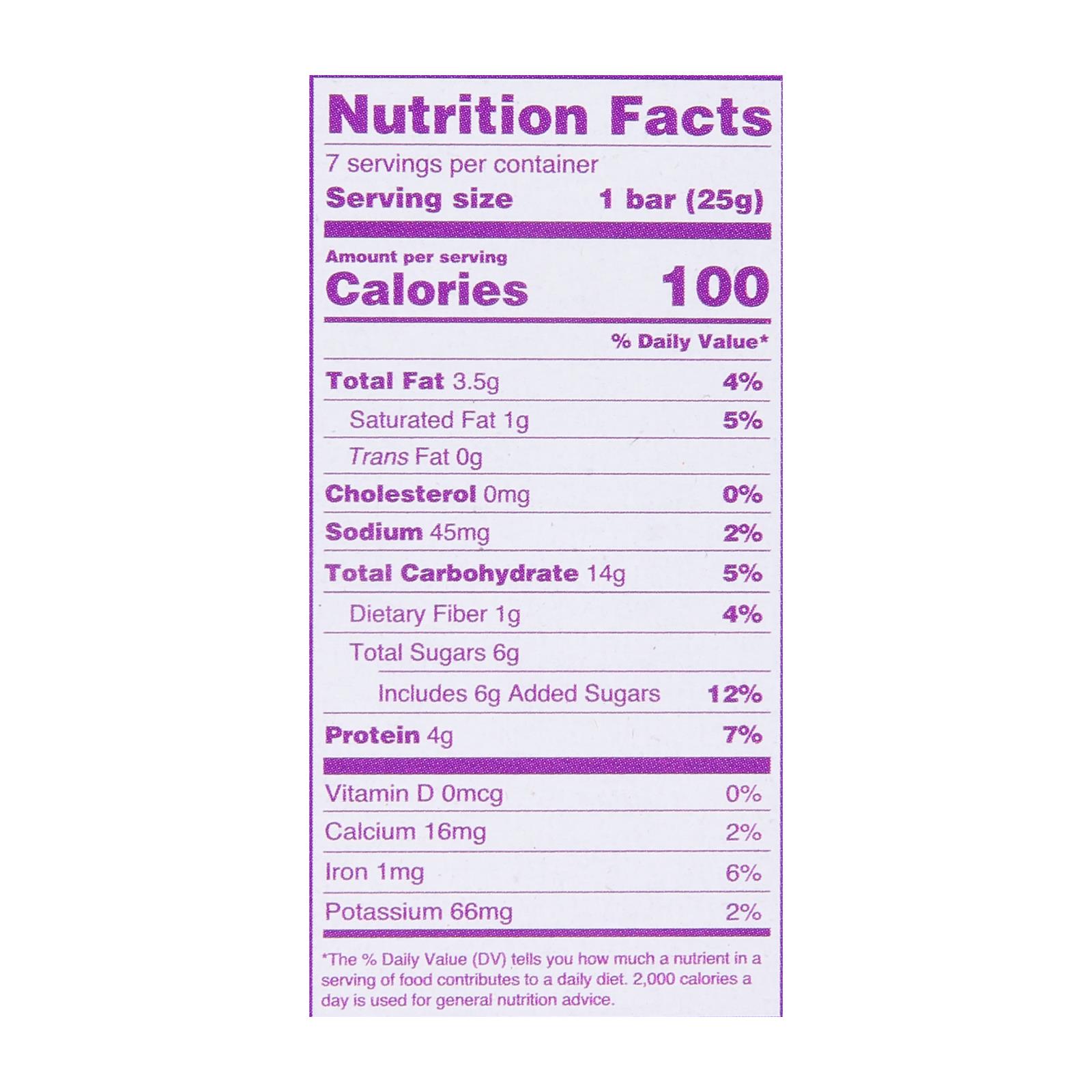 Gomacro - Kids Macrobar Chocolate-chip Cookie Dough - Cs Of 7-6.3 Oz - Image 2