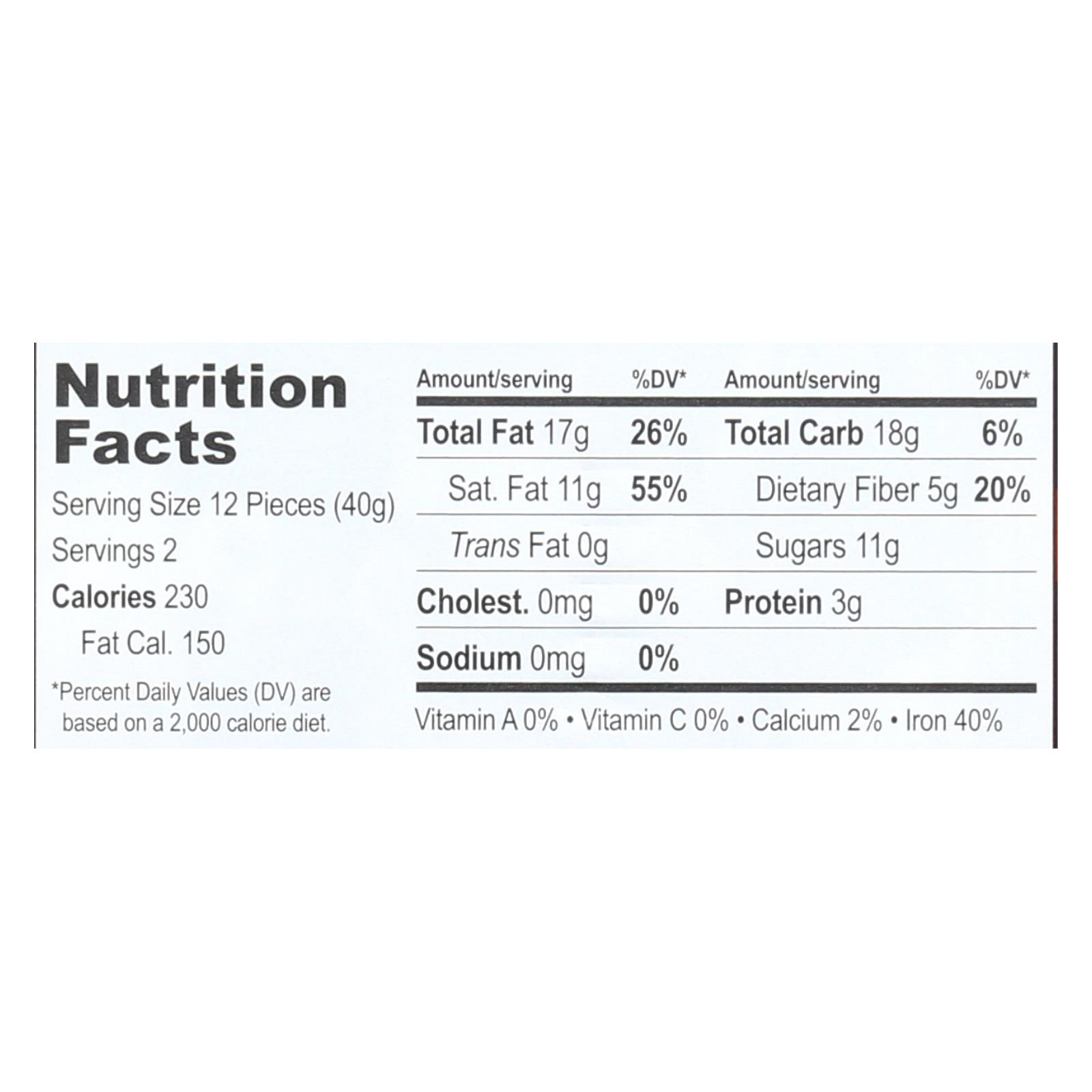 Equal Exchange Organic Chocolate Bar - Very Dark - Case Of 12 - 2.8 Oz. - Image 3