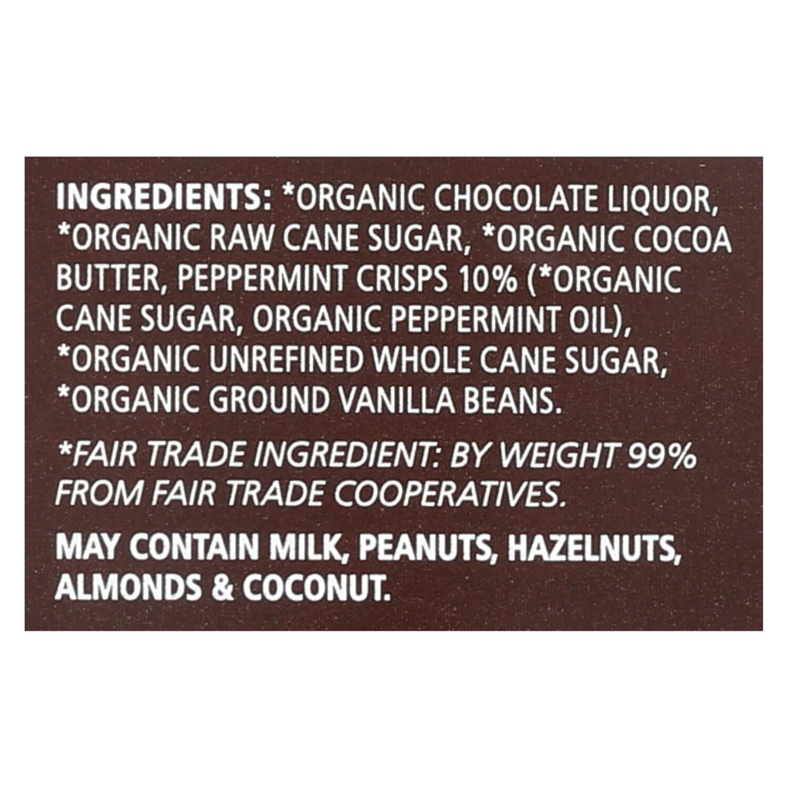 Equal Exchange Organic Dark Chocolate Bar - Mint Crunch - Case Of 12 - 2.8 Oz. - Image 2