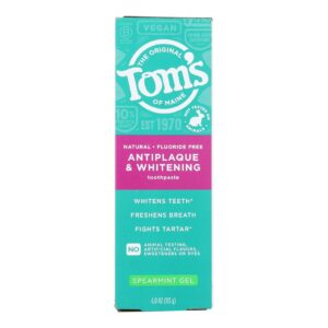 Tom's Of Maine - Tp Gel Whtng F-f Sprmnt - Cs Of 6-4 Oz