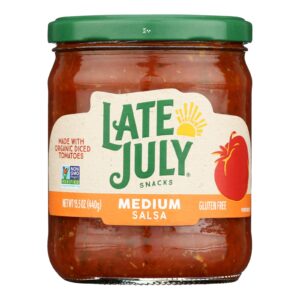 Late July Snacks - Salsa Medium - Cs Of 12-15.5 Oz