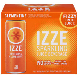 Izze - Can Sparkling Clementine - Cs Of 4-6-8.4 Fz