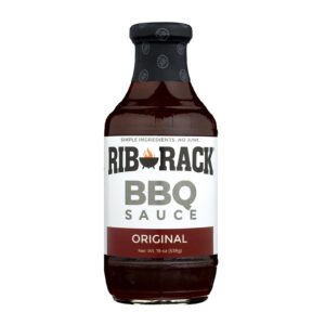 Rib Rack Bbq Sauce - Original - Case Of 6 - 19 Oz.